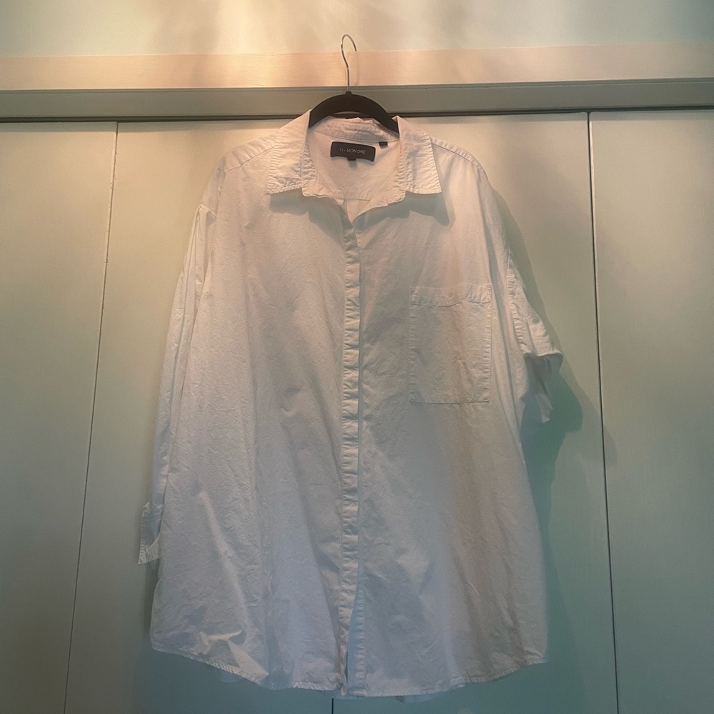 Plain white blouse
